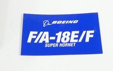 BOEING F/A - 18E/F SUPER HORNET BLUE VINYL STICKER NOS Aviation Jets picture