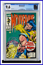 Wolverine #53 CGC Graded 9.6 Marvel April 1992 White Pages Comic Book picture
