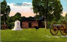 Snodgrass Cabin On Chickamauga Battlefield Chattanooga TN Vintage Postcard L1 picture