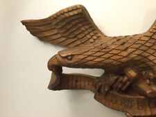 Carved eagle with E Pluribus Unum banner picture