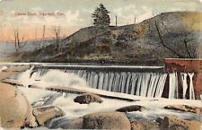 INGERSOLL Ontario Canada postcard Oxford County Upper Dam area 1908 picture