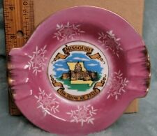 Vintage ceramic ashtray SOUVENIR OF MISSOURI USA picture