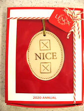New Lenox 2020 Annual Naughty or Nice Christmas Ornament - 890940 picture
