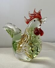 Lenox Art Glass Single Rooster  Figure (835586)  From Duo Set picture
