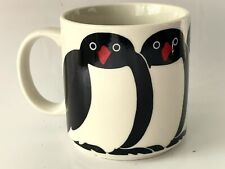 Vintage 80’s Taylor & Ng Coffee Mug Cup Penguin Minimals  San Francisco Japan picture