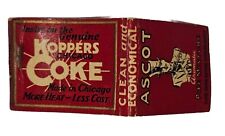 VTG Koppers Coke fuel Matchbook Cover Chicago ASCOT aromatic pipe mix tobacco picture