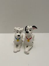 Disney Pongo & Perdita Ceramic Porcelain Figures- Vintage Cruella 101 Dalmatians picture
