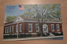 U. S. Post Office Laurel MD Linen Postcard picture