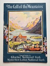 1920's Travel Brochure for Glacier and Waterton Lakes National Parks picture