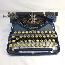 Blue L.C. Smith & Corona Typewriter Hollywood Typewriter Shop For Parts As Is picture