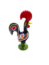 Vintage Barcelos Rooster Figurine Colorful Folk Art Portugal picture