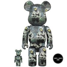Banksy Riot Cop 100% + 400% Bearbrick Set by Medicom Toy picture