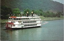 MV West Virginia Belle on the Kanawha River Charleston, West Virginia - Postcard picture