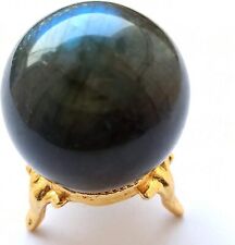 42-45 mm Spectrolite Labradorite Crystal Sphere with Stand/Natural Ball...  picture