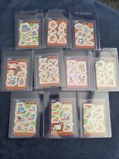 Pokemon Sticker Sealdass Japanese 1997 Bandai Nintendo X 10 Bundle picture
