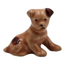 Vintage Miniature Animal Statue Tiny Puppy Dog Trinket Figurine Mini  picture