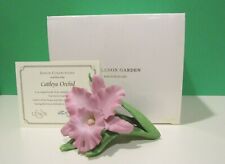 LENOX CATTLEYA ORCHID Flower sculpture - NEW in BOX with COA picture
