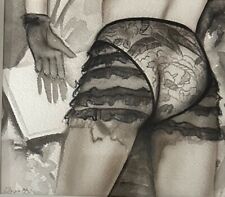 Olivia de Berardinis original framed Panties Vintage drawing 16