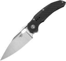 Bestech Knives Exploit Pocket Knife Framelock Titanium/CF Folding S35VN 2005E picture