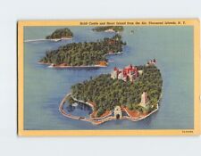 Postcard Boldt Castle & Heart Island from the Air thousand Islands New York USA picture