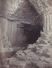 Stunning rare albumen Fingal's Cave, Staffa c.1866 by George Washington Wilson picture