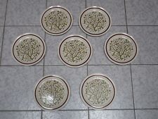 Noritake Primastone Green Tree Dinner Plate - Vintage - Large Set of 7 Retro picture