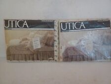 VTG UTICA BY JP Stevens No Iron Percale Full Fitted & Flat Sheets*CHALLIS BOUQUE picture