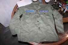 Vietnam  1969 USAF cotton sateen fatigue shirt 42 inch chest 2nd patt mezz36#2 picture