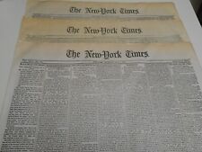 Custer s Last Stand - 3 Issues New York Times July 6-8, 1876 picture