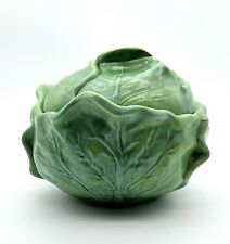 Vintage Holland Mold Green Cabbage Bowl With Lid picture
