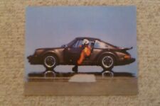 1977 Porsche 911 Turbo Showroom Advertising Sales Poster RARE Awesome 17
