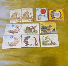 Vintage Greeting Cards Lot Of 9 With Envelopes Unused* picture