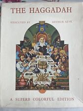 Vtg Judaica Metal Cover The Haggadah by Arthur Szyk with Box picture