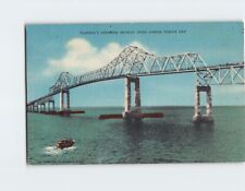 Postcard Sunshine Skyway Over Lower Tampa Bay Florida USA picture