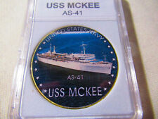 US NAVY - USS MCKEE / AS-41 Challenge Coin  picture