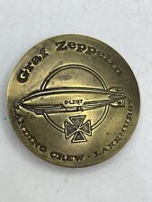 Graf Zeppelin Landing Crew Lakehurst Brass Coat Pin picture