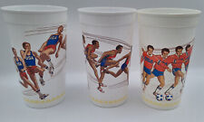 Vintage MacDonalds Large Drink Cup Set of 8, Plastic, 1988 Olympic Team Sports picture