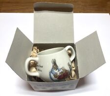 Vintage Wedgewood Peter Rabbit Beatrix Potter Nursery cup 2-Handled Mug W/ Box picture