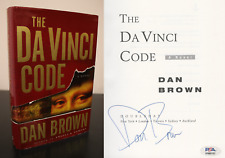 Dan Brown ~ Signed The Da Vinci Code Autographed Book 1st/1st Print ~ PSA DNA picture