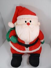 Vintage Stuffins Nylon Santa Claus Plush Puffalump Style picture