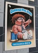 1986 Topps Garbage Pail Kids #174b Repaired Rex Sticker Card OS5 Two Asterisk  picture