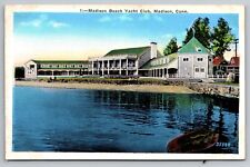 Madison Beach Yacht Club. Madison Connecticut Vintage Postcard picture