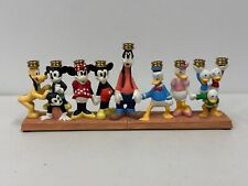 Disney Mickey & Friends Menorah Hanukkah Candle Holder 1995 picture