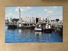 Postcard Cape Cod MA Massachusetts Provincetown Harbor Fishing Boats Vintage PC picture