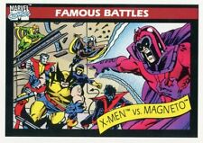 1990 Impel Marvel Universe  #100 - X-Men vs. Magneto picture