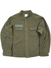 Vintage 1970s U.S. MILITARY OG-108 COLD WEATHER WOOL Nylon FIELD SHIRT SIZE XL picture