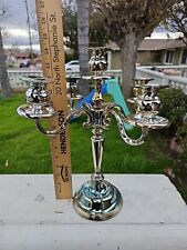 Paul Revere Silversmith~Silver Plated Five Light Candelabra~Pre-owned 14