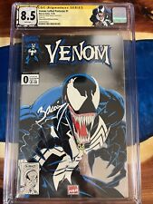 VENOM LETHAL PROTECTOR 0 #1 CGC SS 8.5 PLATINUM ITALIAN EDITION SIGNED BAGLEY picture