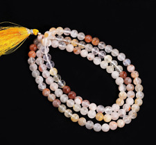 Original Sphatik / Crystal Jaap Mala for Puja Astrological Bead Religion 8-8.5mm picture