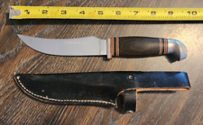 VINTAGE ZYLCO FREEZE FIXED BLADE HUNTING KNIFE WITH SHEATH picture